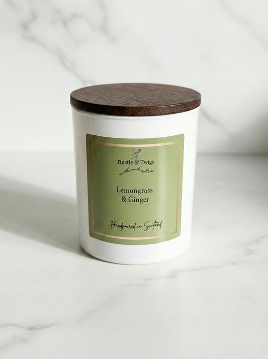 Lemongrass and Ginger Soy Wax Candle
