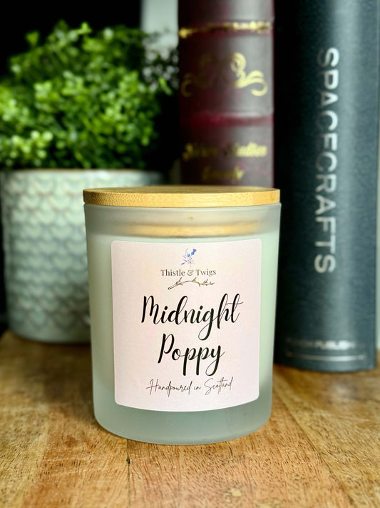Midnight Poppy Soy Wax Candle