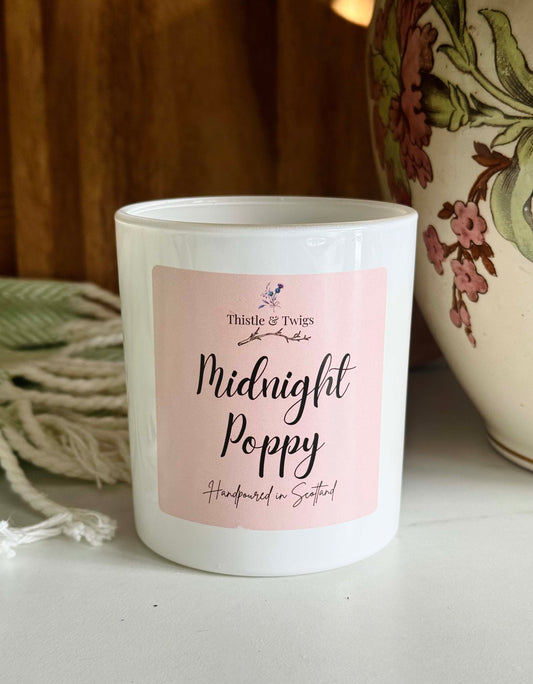 Midnight Poppy Soy Wax Candle