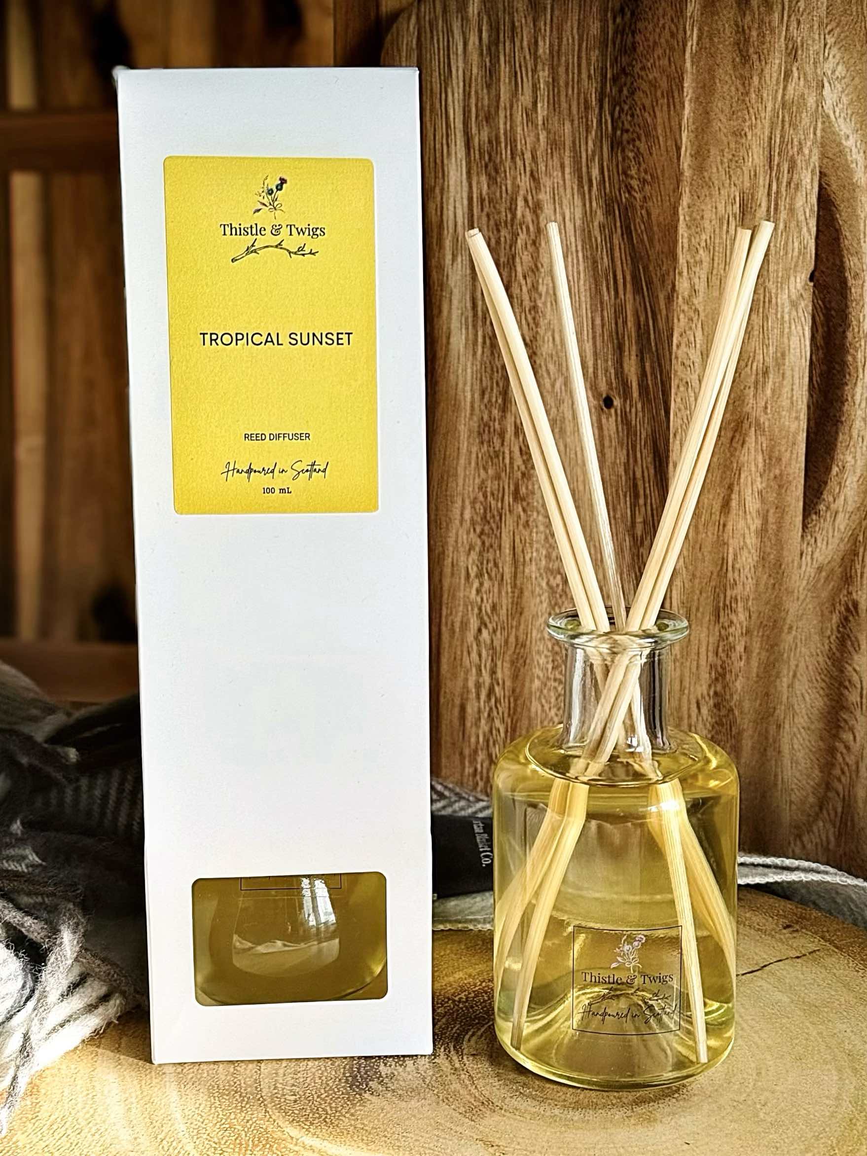 Tropical Sunset Luxury Reed Diffuser – Thistle & Twigs