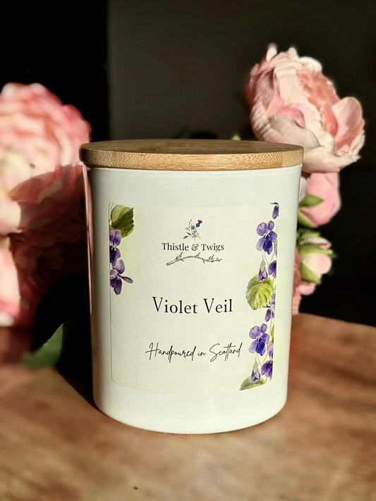 Violet Veil Soy Wax Candle