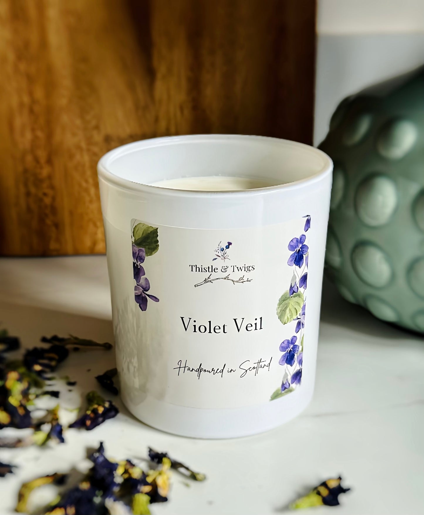 Violet Veil Luxury Soy Wax Candle